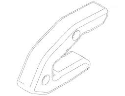 459-1903 Cat 320.324 modulært gravemaskineskjold